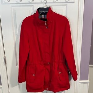 Nautica Chic Red Utility Jacket